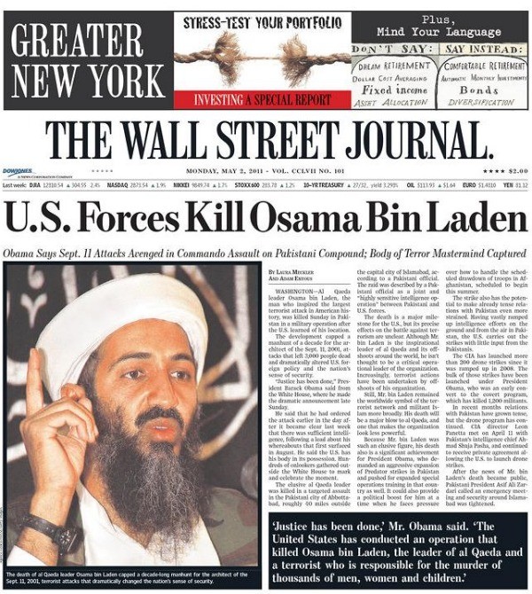 Ben Laden is dead